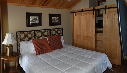 Cabaña Grand, 1 habitación, cocina, vistas al río