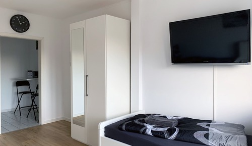 Estudio Deluxe, 2 camas individuales, balcón
