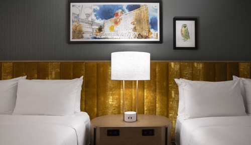 Habitación Premium, 2 camas de matrimonio, vistas a la ciudad