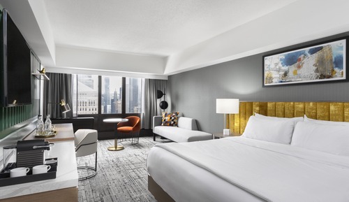 Habitación Premium, 1 cama de matrimonio grande (Chicago Skyline View)