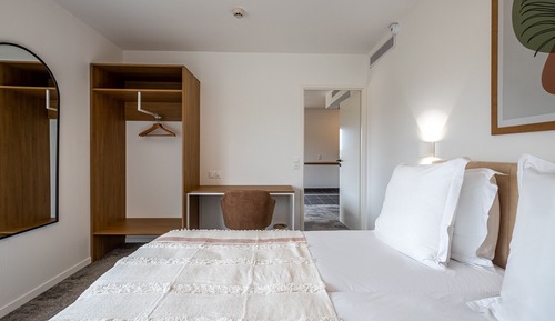 Apartamento familiar, 1 cama doble con sofá cama