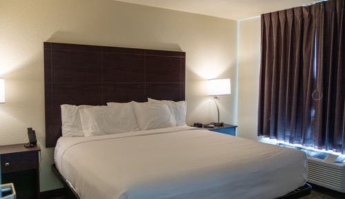 Suite, 1 cama de matrimonio grande con sofá cama, no fumadores (Audible/Visual Alert)