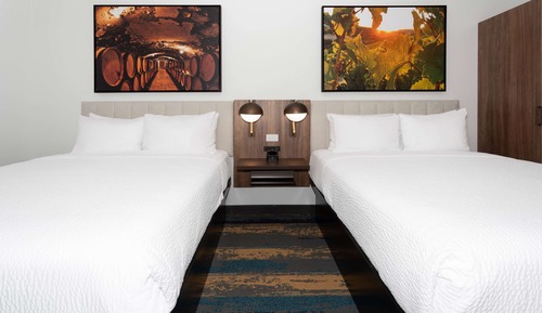 Habitación, 2 camas de matrimonio, no fumadores