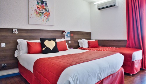 Habitación triple Confort, bañera, vistas al puerto