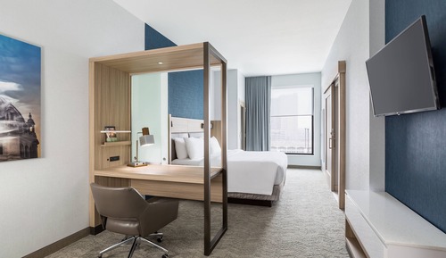 Estudio, 1 cama de matrimonio grande con sofá cama (Hearing Accessible)
