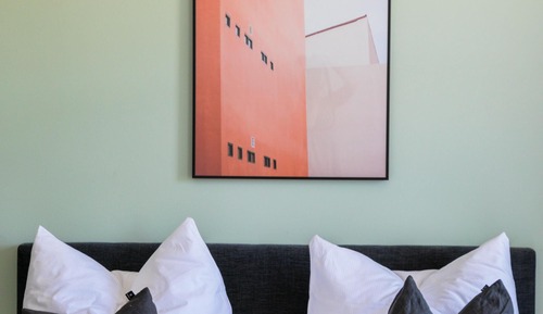 Suite estudio, 1 cama de matrimonio con sofá cama (Chemnitz Hartmannstr | One-Bedroom Su)