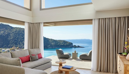 Suite, piscina privada, vistas al mar (Maisonette)
