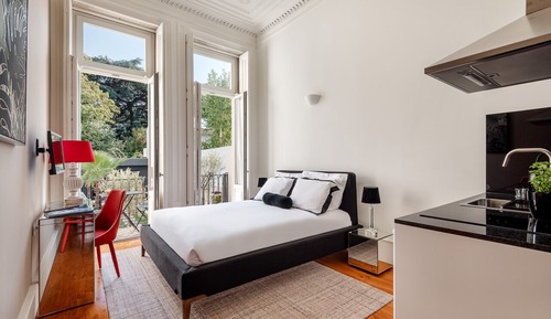 Habitación Deluxe doble, balcón, vistas al jardín (Benito)