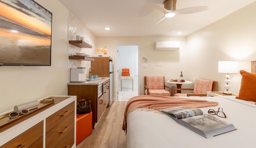 Estudio, 1 cama de matrimonio grande