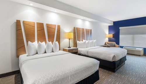 Habitación estándar, 2 camas de matrimonio, no fumadores, frigorífico y microondas