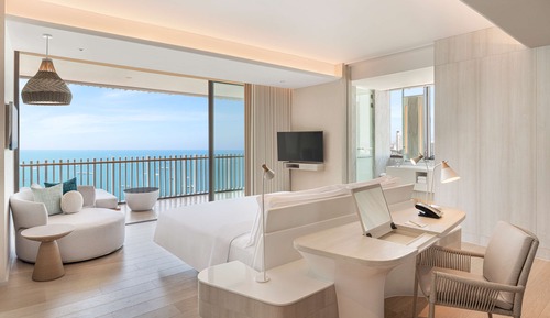 Habitación ejecutiva, 1 cama de matrimonio grande, frente al mar (Premium)