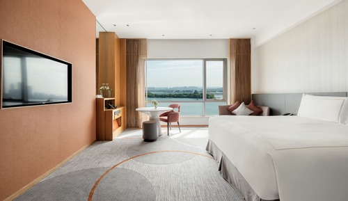 Habitación Premium, 1 cama de matrimonio grande, vistas al lago (Jinji Lake Landmark View)