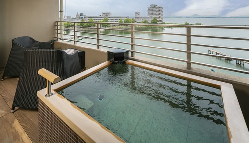 Habitación Deluxe, no fumadores, bañera (Biwa No Kaze Japanese-Western Style)