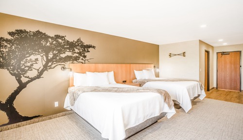 Habitación Elite, 2 camas de matrimonio, frigorífico, vistas a la montaña