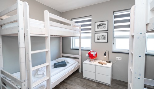 Habitación cuádruple económica, baño compartido