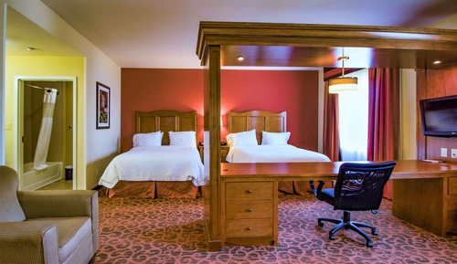 Suite estudio, 2 camas de matrimonio