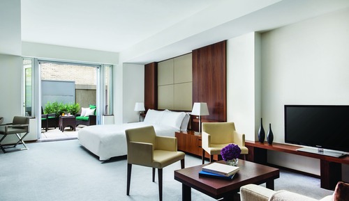 Junior Suite King with Courtyard Terrace