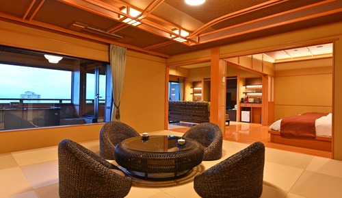 Suite, bañera (Japanese-Western Style, Hot spring)