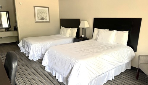 Habitación, 2 camas de matrimonio, no fumadores, frigorífico y microondas
