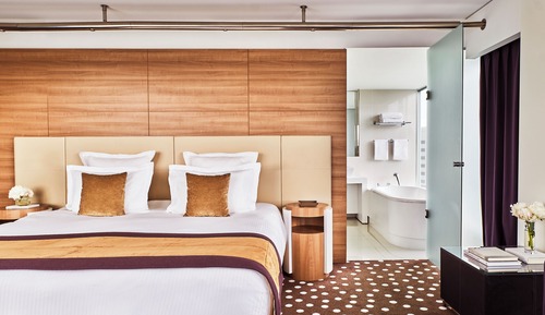 Suite junior, vistas al parque