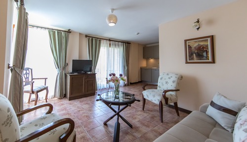 Apartamento familiar, 2 habitaciones, no fumadores, vistas al jardín