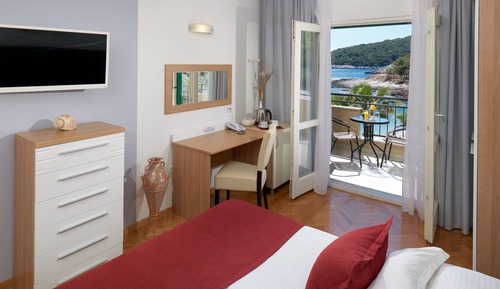 Habitación doble, balcón (Sea View)