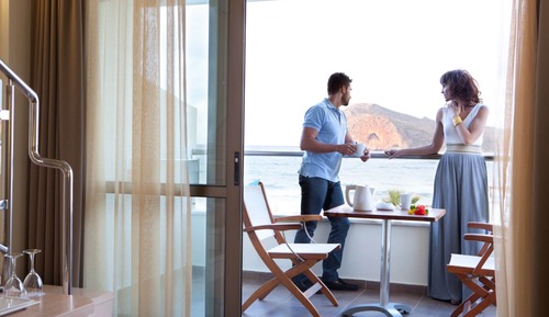 Suite junior, vistas al mar