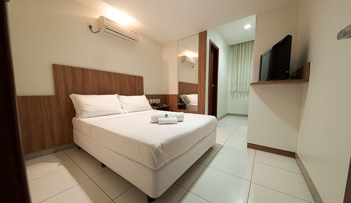 Habitación de lujo con 1 cama doble o 2 individuales