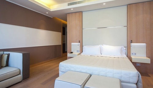 Habitación junior doble, 1 cama de matrimonio, no fumadores, vistas al mar