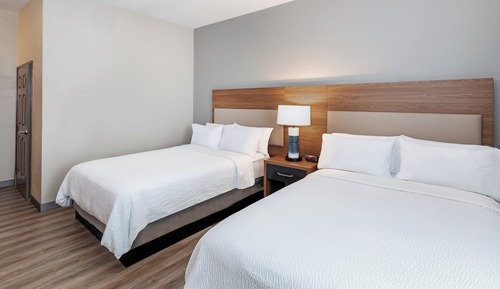 Suite estudio, 2 camas dobles, ducha adaptada (Mobility Accessible)