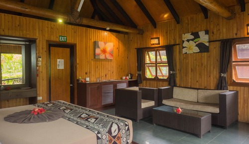 Bungalow Confort, vistas al jardín, en la zona del jardín
