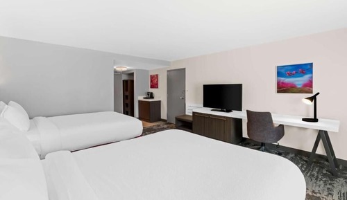 Habitación, 2 camas de matrimonio, accesible para personas con discapacidad