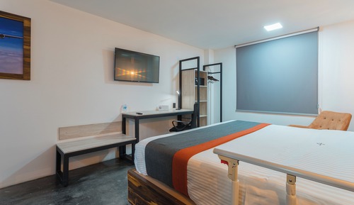 Habitación ejecutiva, 1 cama de matrimonio grande, accesible en silla de ruedas