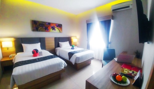 Habitación superior con 1 cama doble o 2 individuales