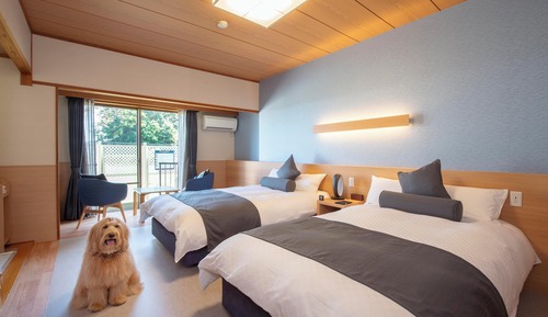 Habitación con 2 camas individuales (Dog Run Direct, Japanese Modern)