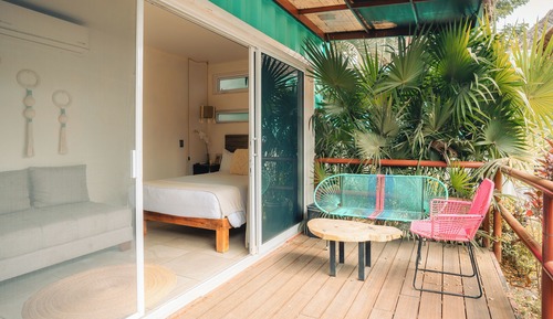 Habitación estándar, 1 habitación, terraza, vistas al jardín