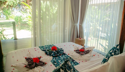 Bungalow tradicional, vistas al mar