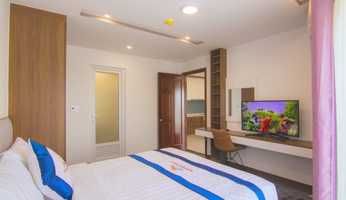 Apartamento, 1 habitación, no fumadores, vistas parciales al mar