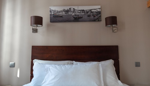 Habitación doble, 1 cama de matrimonio, vistas a la ciudad (Room 301)