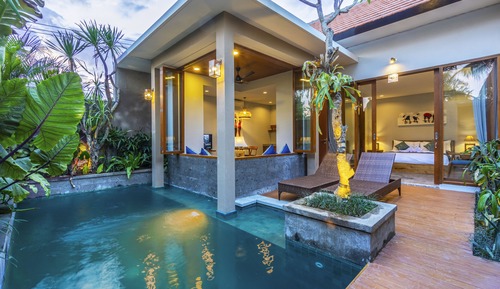 Villa romántica, piscina privada