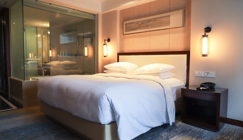 Habitación, 1 cama de matrimonio, vistas al jardín