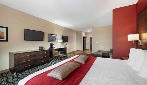Suite, 2 camas de matrimonio, no fumadores, frigorífico y microondas (Chaise)