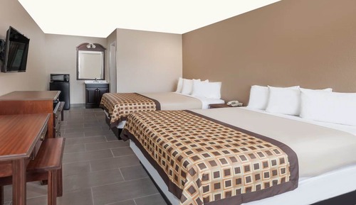 Habitación, 2 camas de matrimonio, no fumadores, frigorífico y microondas
