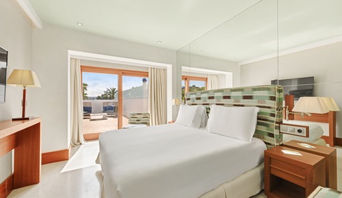 Habitación Deluxe doble, piscina privada, vistas al mar