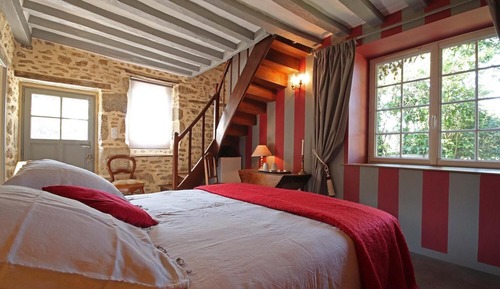 Habitación Confort doble, 1 cama de matrimonio, no fumadores, vistas al jardín (Laure)