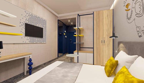 Habitación estándar doble, 1 cama doble