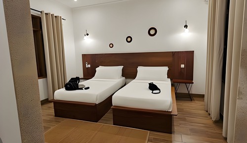 Habitación Deluxe con 2 camas individuales, balcón
