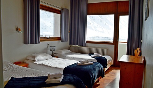 Habitación triple, balcón (Sud 2eme Etage)