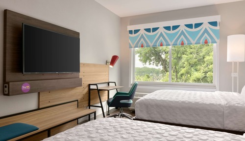 Habitación, 2 camas de matrimonio, accesible para personas con discapacidad (Hearing)