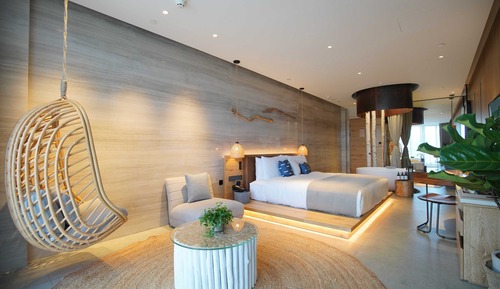 Habitación Deluxe, 1 cama de matrimonio grande, vistas al jardín